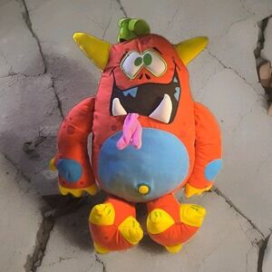 Vintage‎ ~Doodle Monster 16" Plush Write On & Wash Stuffed Toy 2005~ GUC